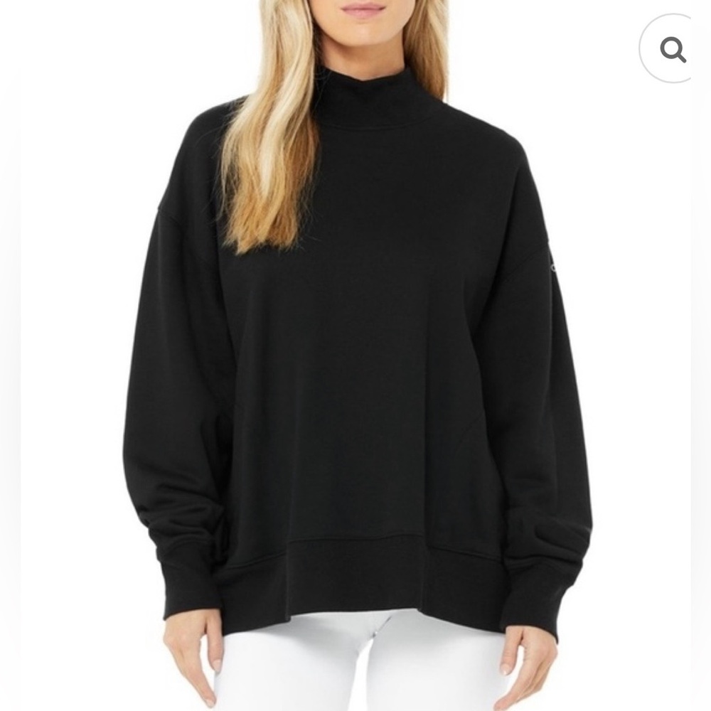 ALO Yoga Black Refresh Pullover